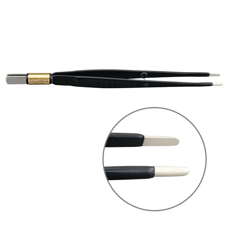 Біполярний пінцет, антипригарний, прямий, 160 мм x 8 мм x 2 мм. BOWA-electronic GmbH & Co. KG